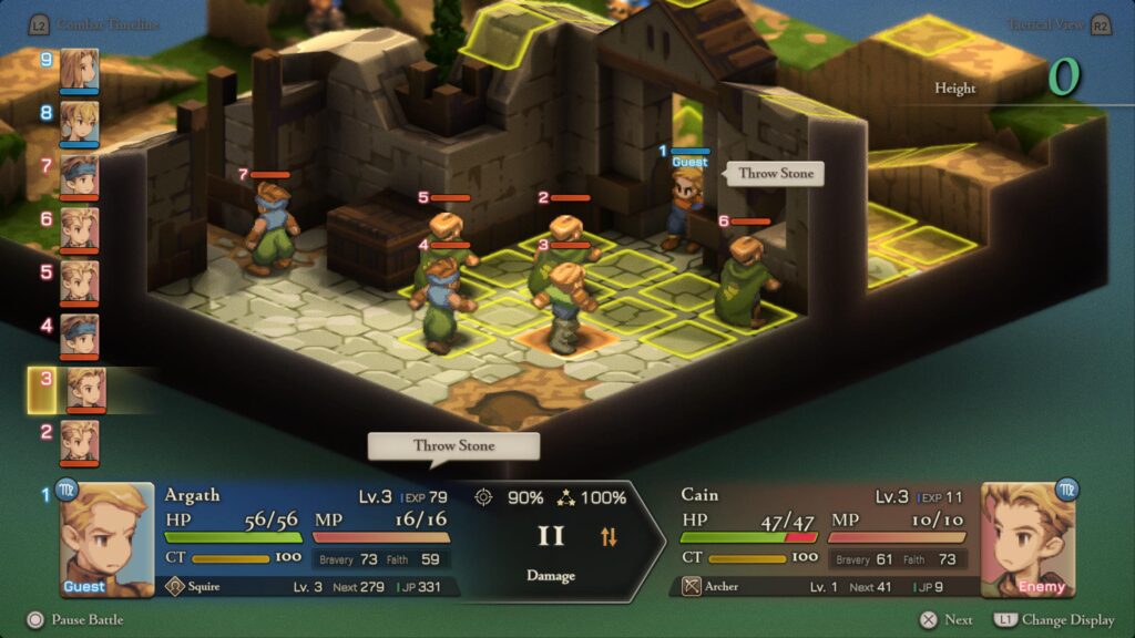 Gameplay de Final Fantasy Tactics: The Ivalice Chronicles