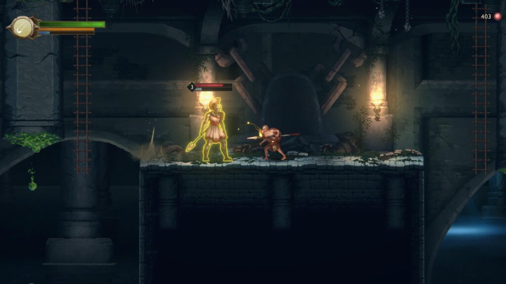 Jugabilidad en God of War Sons of Sparta