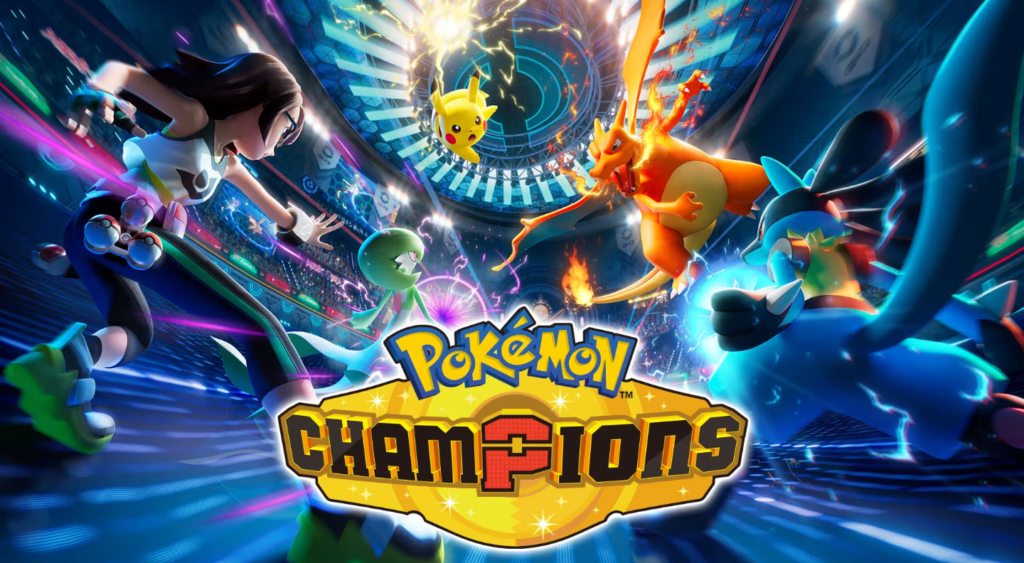 Arte oficial de Pokémon Champions para Nintendo Switch