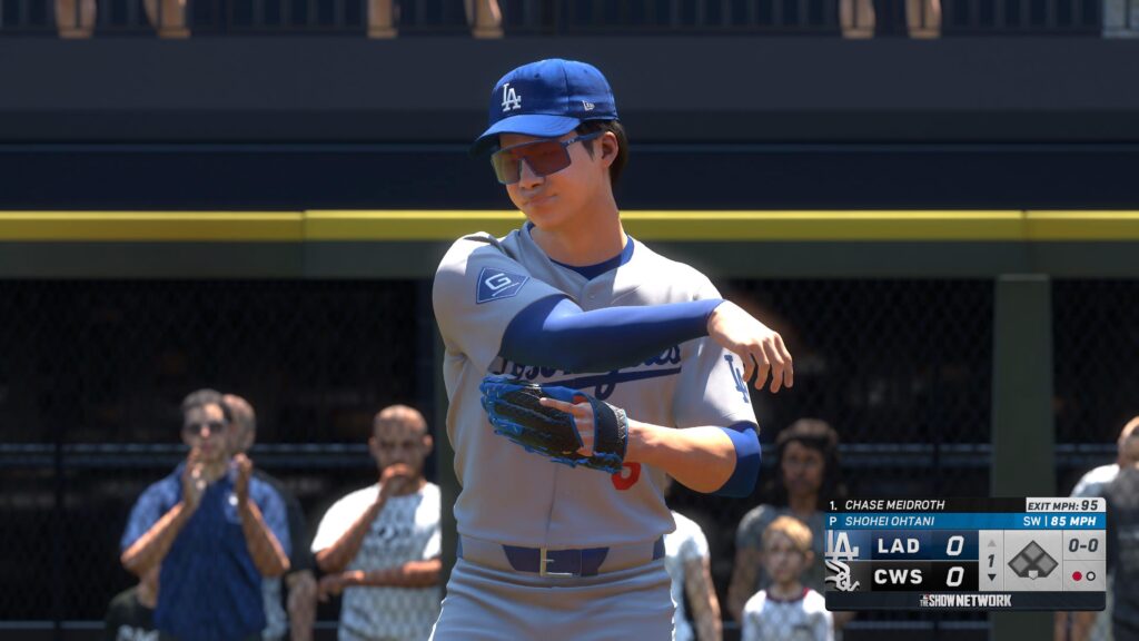 Captura de pantalla pitcher MLB The Show 26