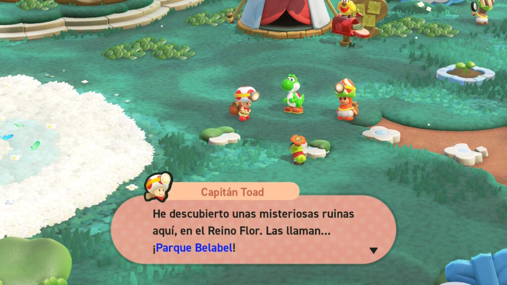 ¡Acabas de descubrir el Parque Belabel en Super Mario Bros. Wonder para Nintendo Switch!