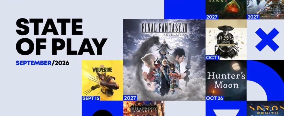 State of Play septiembre 2026: Final Fantasy VII Revelation ya tiene fecha, Wolverine se despide y Sony esquiva al elefante en la sala