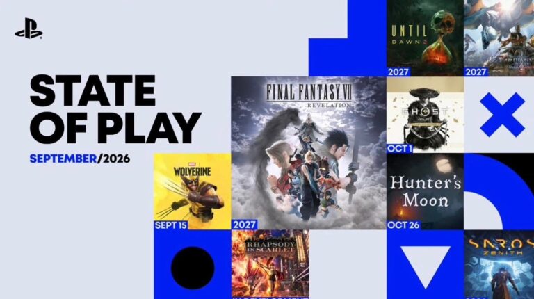 State of Play septiembre 2026: Final Fantasy VII Revelation ya tiene fecha, Wolverine se despide y Sony esquiva al elefante en la sala